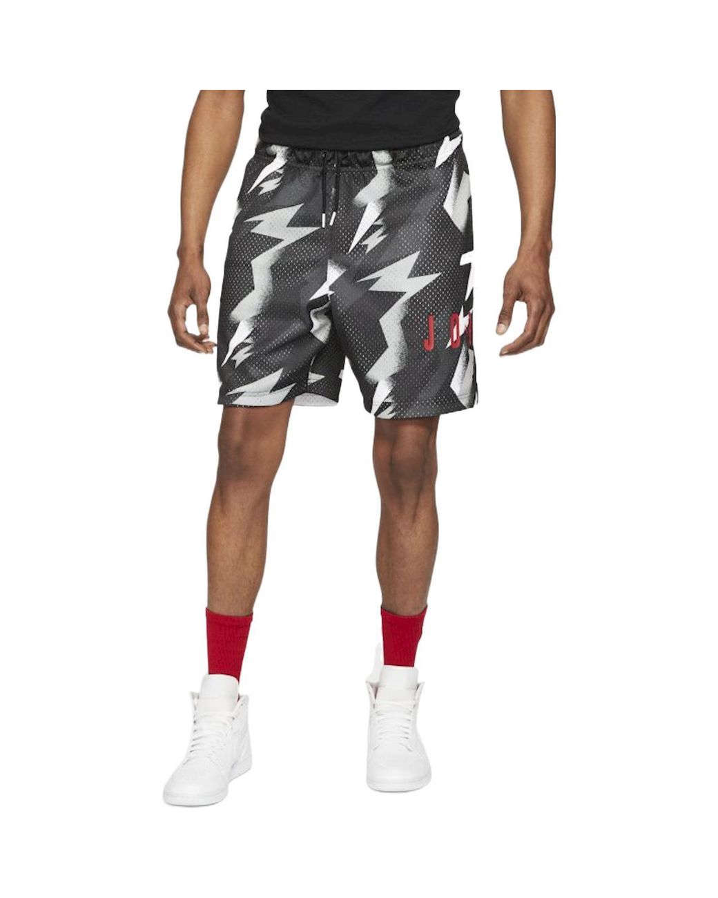 Nike Black Jumpman Air Msh Aop Sho Logo for men