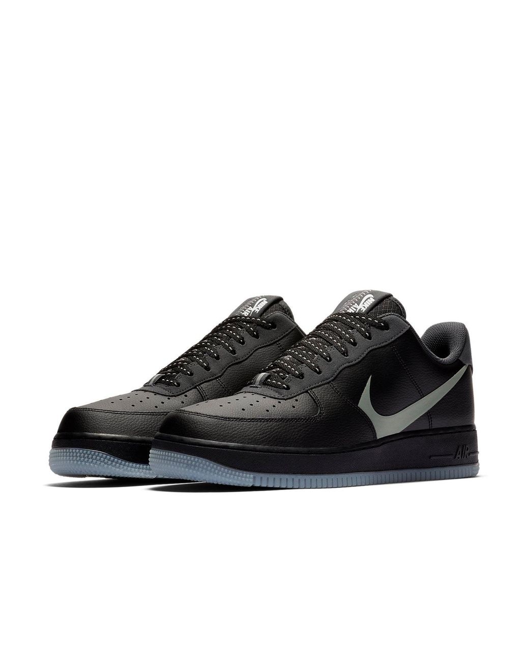 Nike Black Air Force 1 Low Swoosh' for men