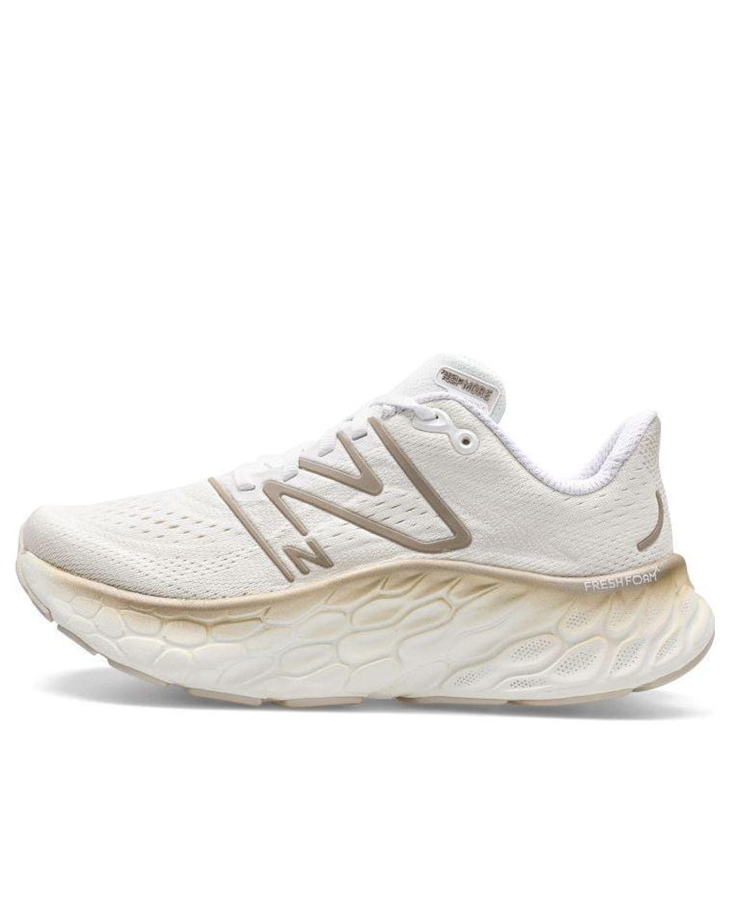 New Balance White (Wmns) Fresh Foam X More V4 Metallic'