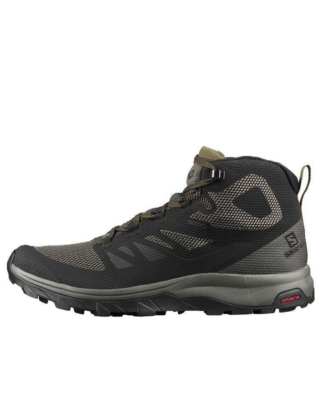 Salomon Black Outline Mid Gore-Tex for men