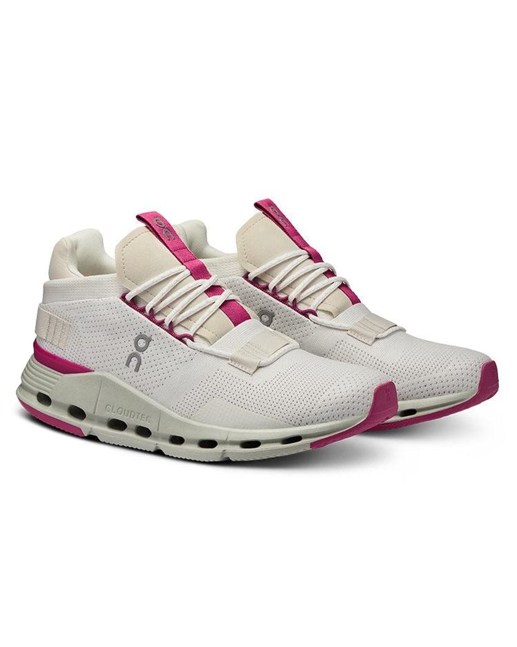 On Shoes White (Wmns) Cloudnova 'Undyed Carnation'