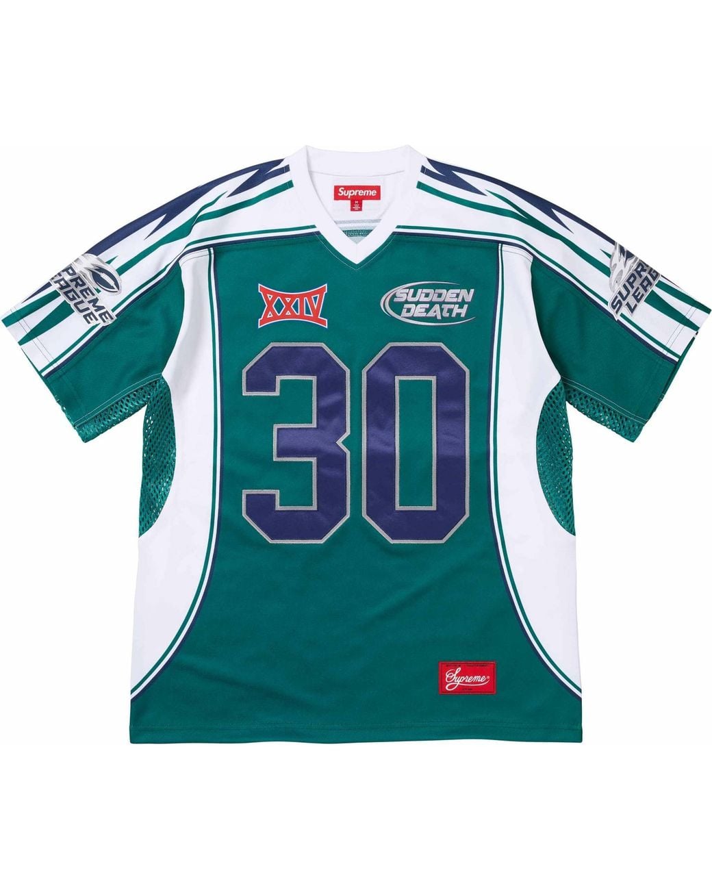 Supreme Sudden Death Football Jersey in Blue for Men | Lyst UK