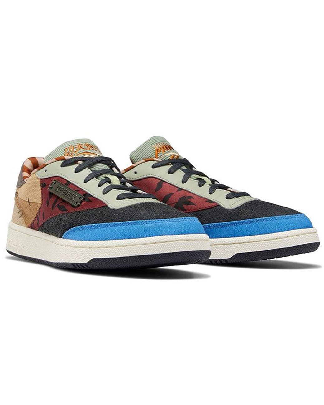 Reebok Brown Kung Fu Panda X Club C 85 'Patchwork' for men