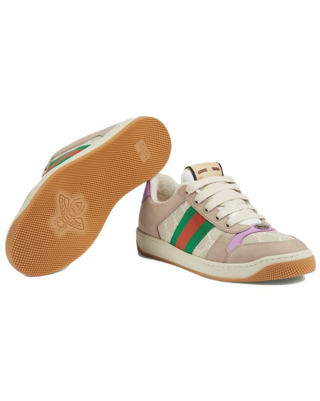 Gucci Natural (Wmns) Screener Gg Sneaker Lilac'