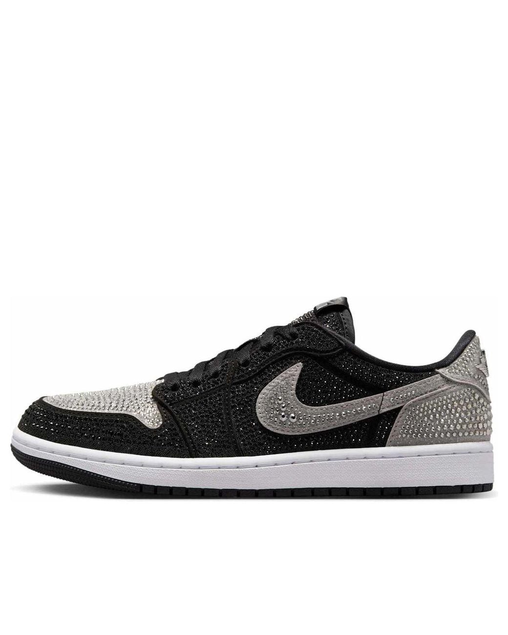Nike Black (Wmns) 1 Retro Low Og X Swarovski 'Stealth'