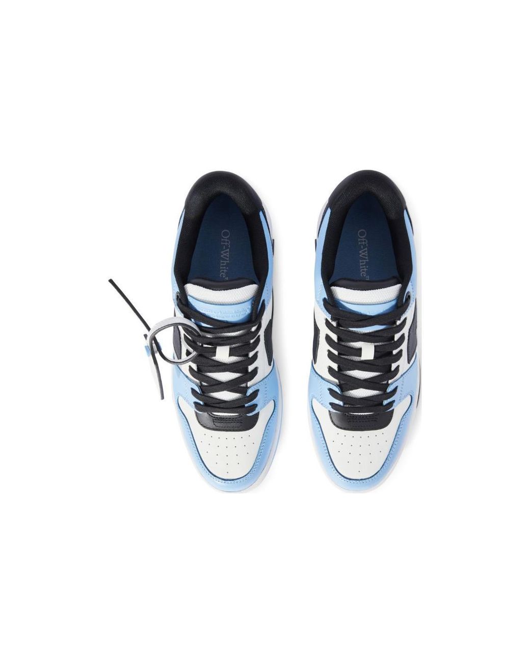 Off-White c/o Virgil Abloh Blue Out Of Office Low-Top Leather Sneaker for men