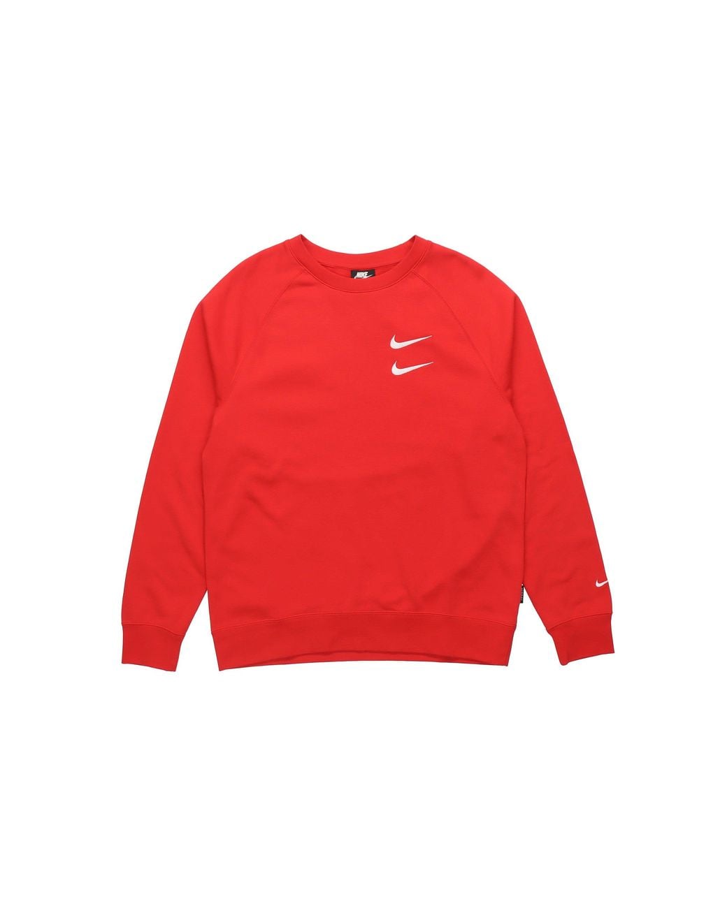 Nike Red As Sportswear Swoosh Crw Ft University for men