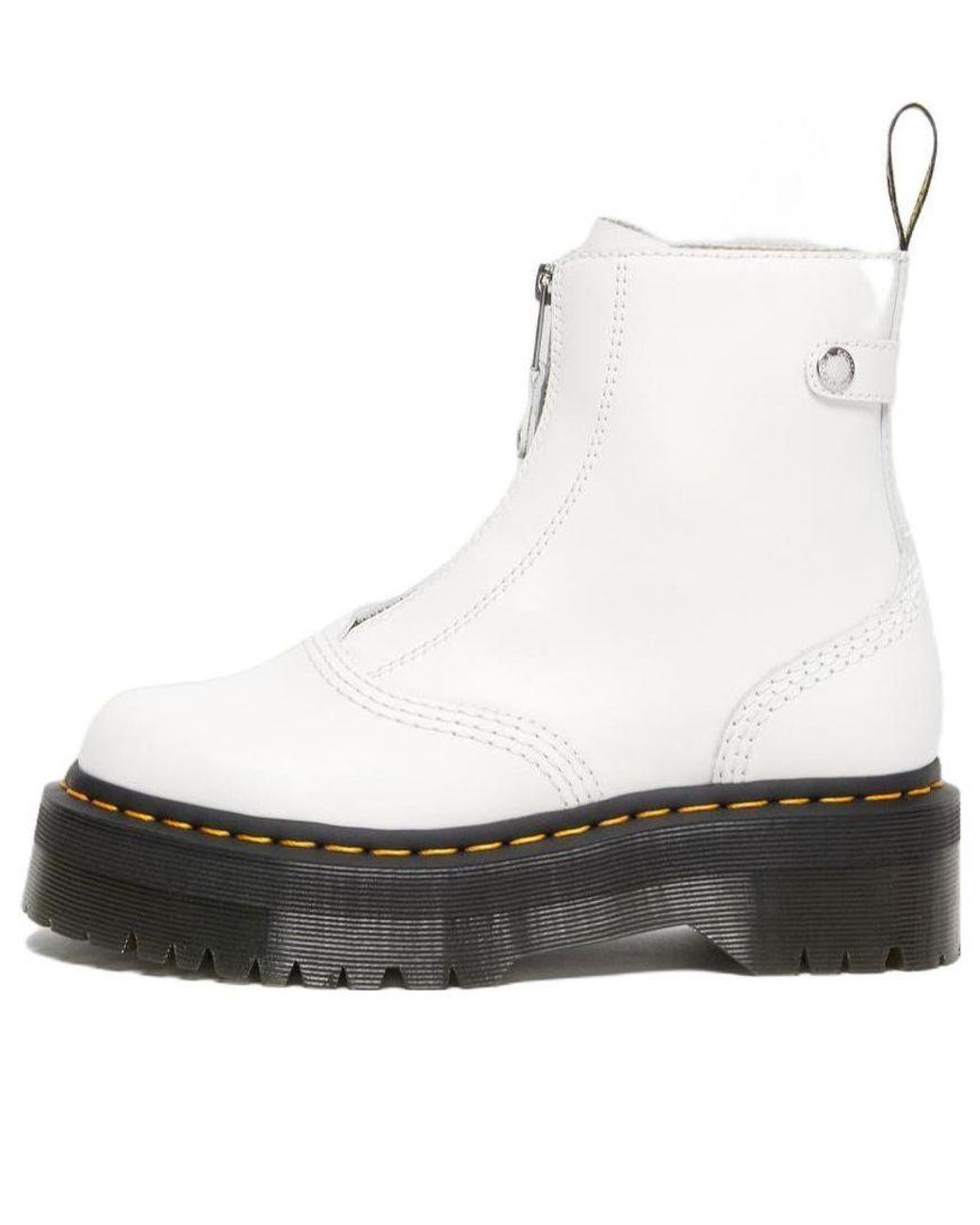 Dr. Martens White (Wmns) Jetta Platform Boots