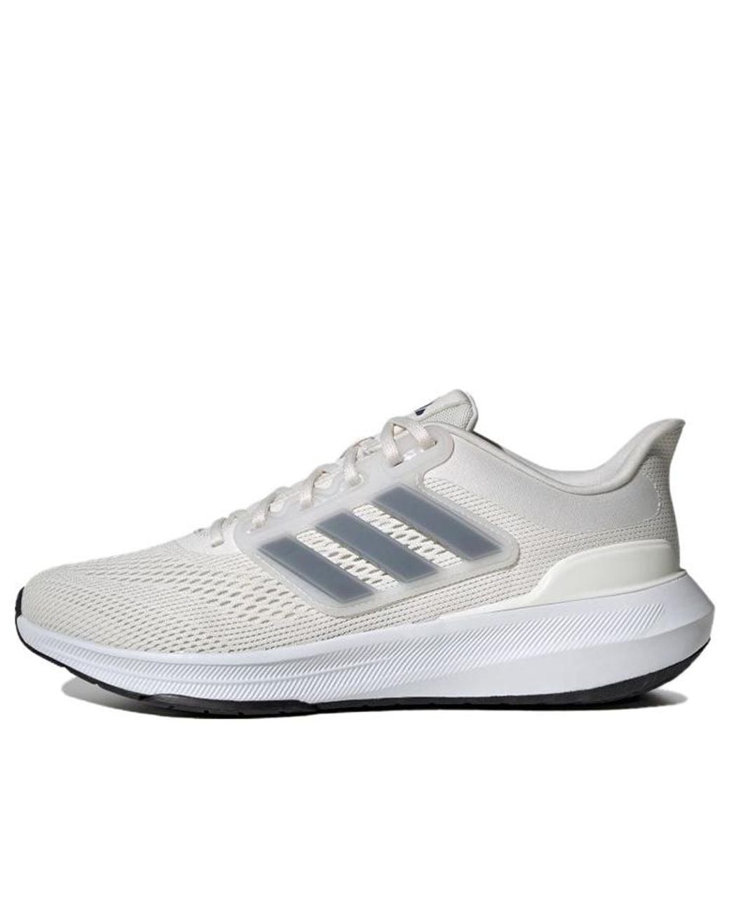 Adidas White Ultrabounce Running Shoes 'Cream Carbon' for men