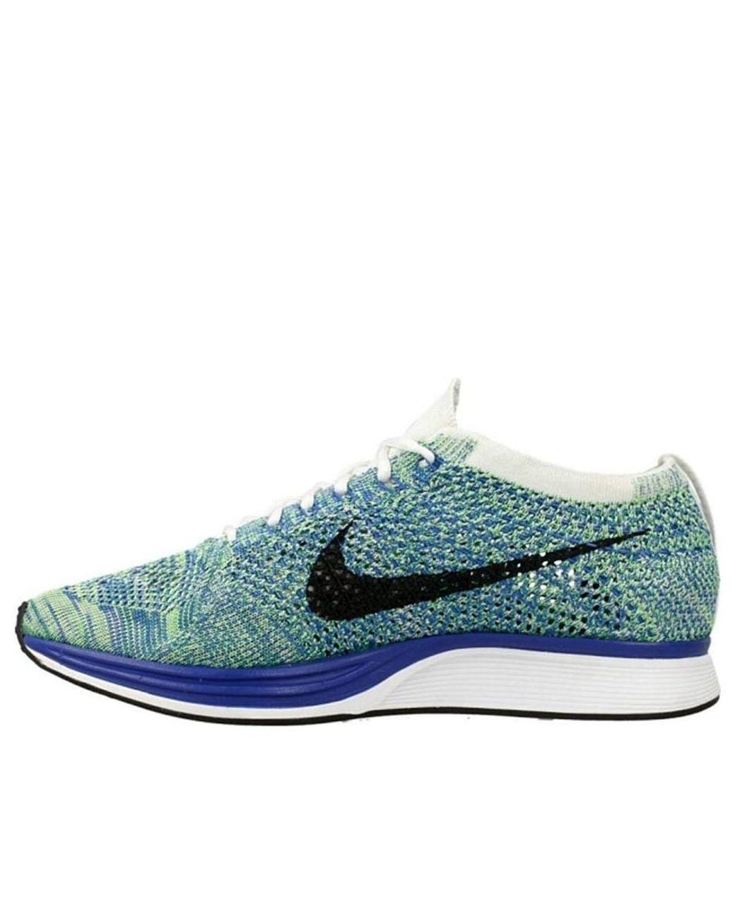 Nike Blue Flyknit Racer 'Tranquil' for men