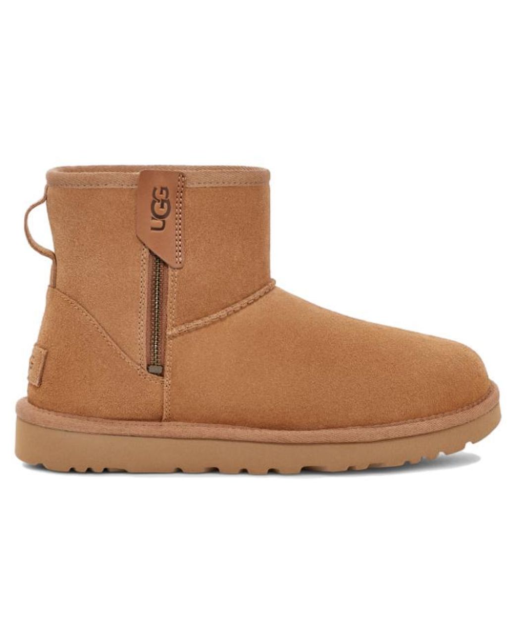 Ugg Brown (Wmns) Classic Mini Bailey Zip Chestnut 'Light'
