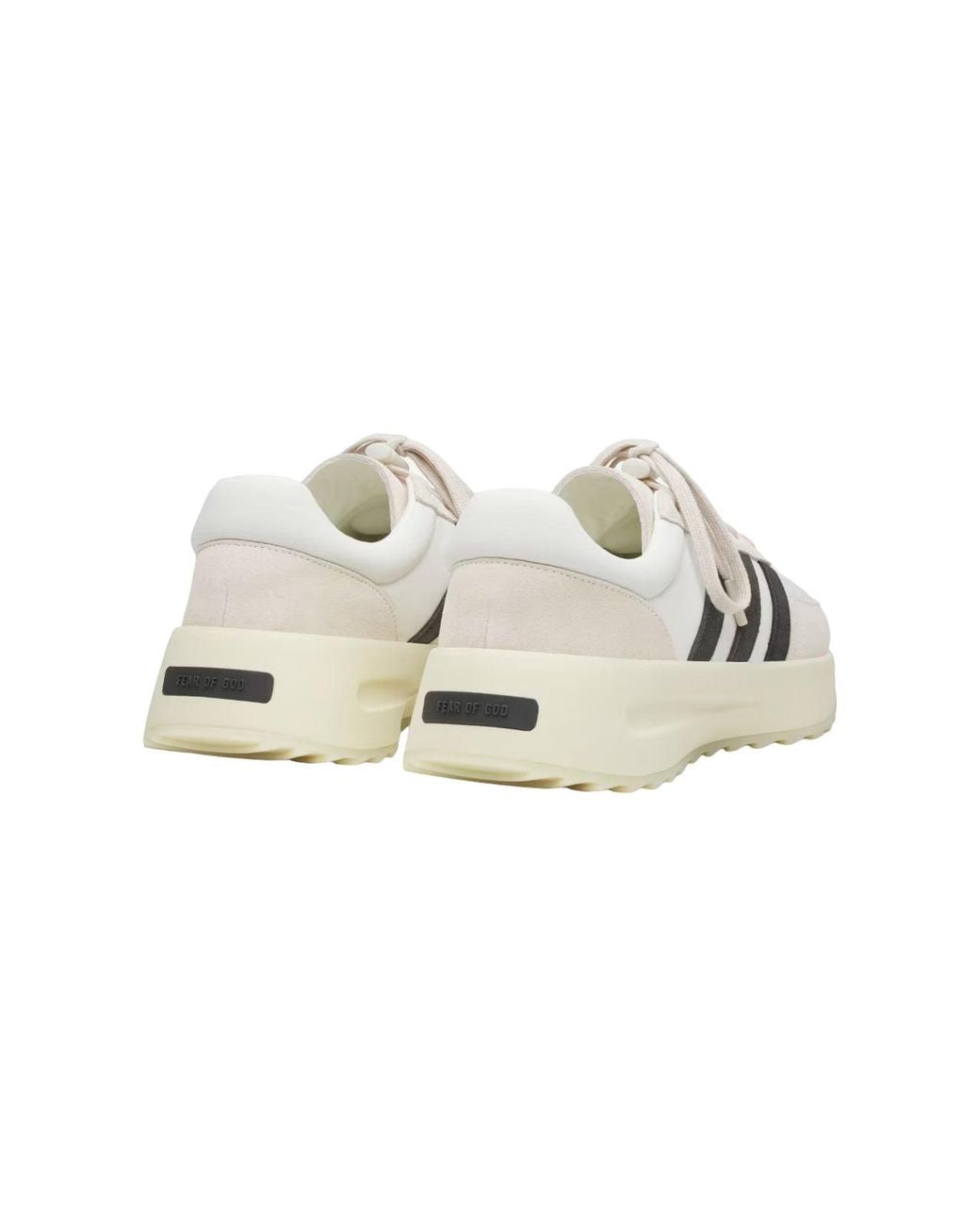 Adidas White X Fear Of God Athletics Los Angeles Runner 'Cream' for men