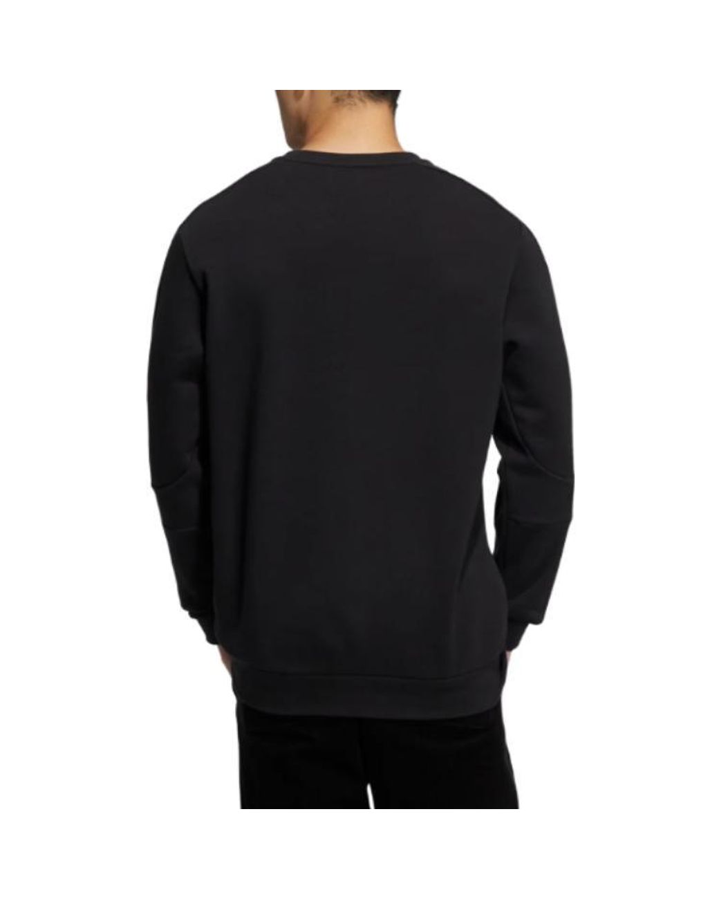 Adidas Black Sportswear Badge Crew Sweatshirt for men