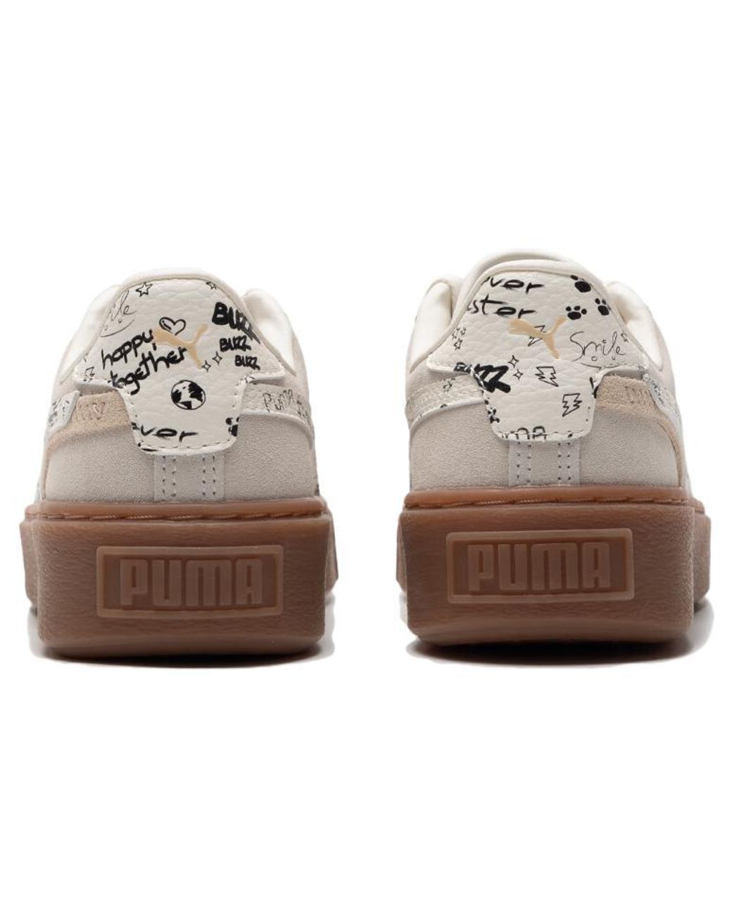 PUMA Brown (Wmns) Suede Platform Draw