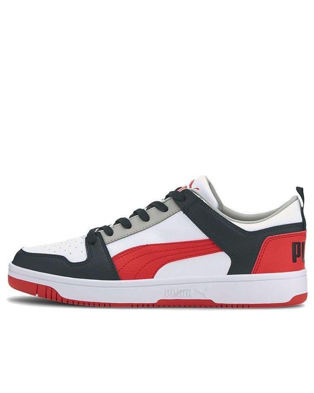 PUMA Rebound Lay Up Lo Sl Black in Red for Men | Lyst