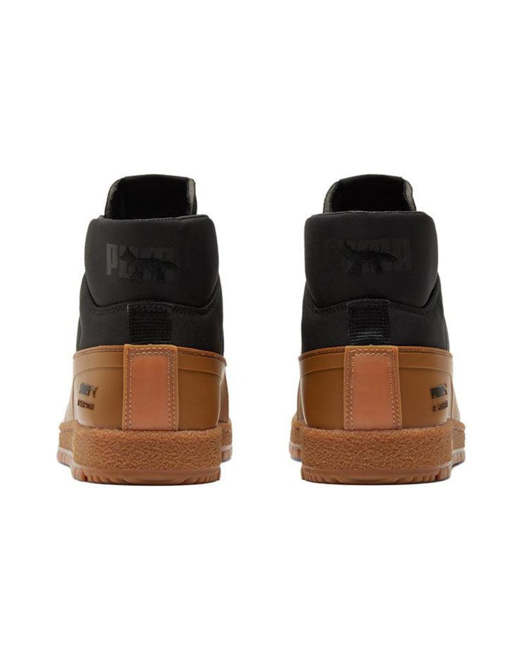 PUMA Brown Maison Kitsune X Ralph Sampson 70 Mid Gum' for men