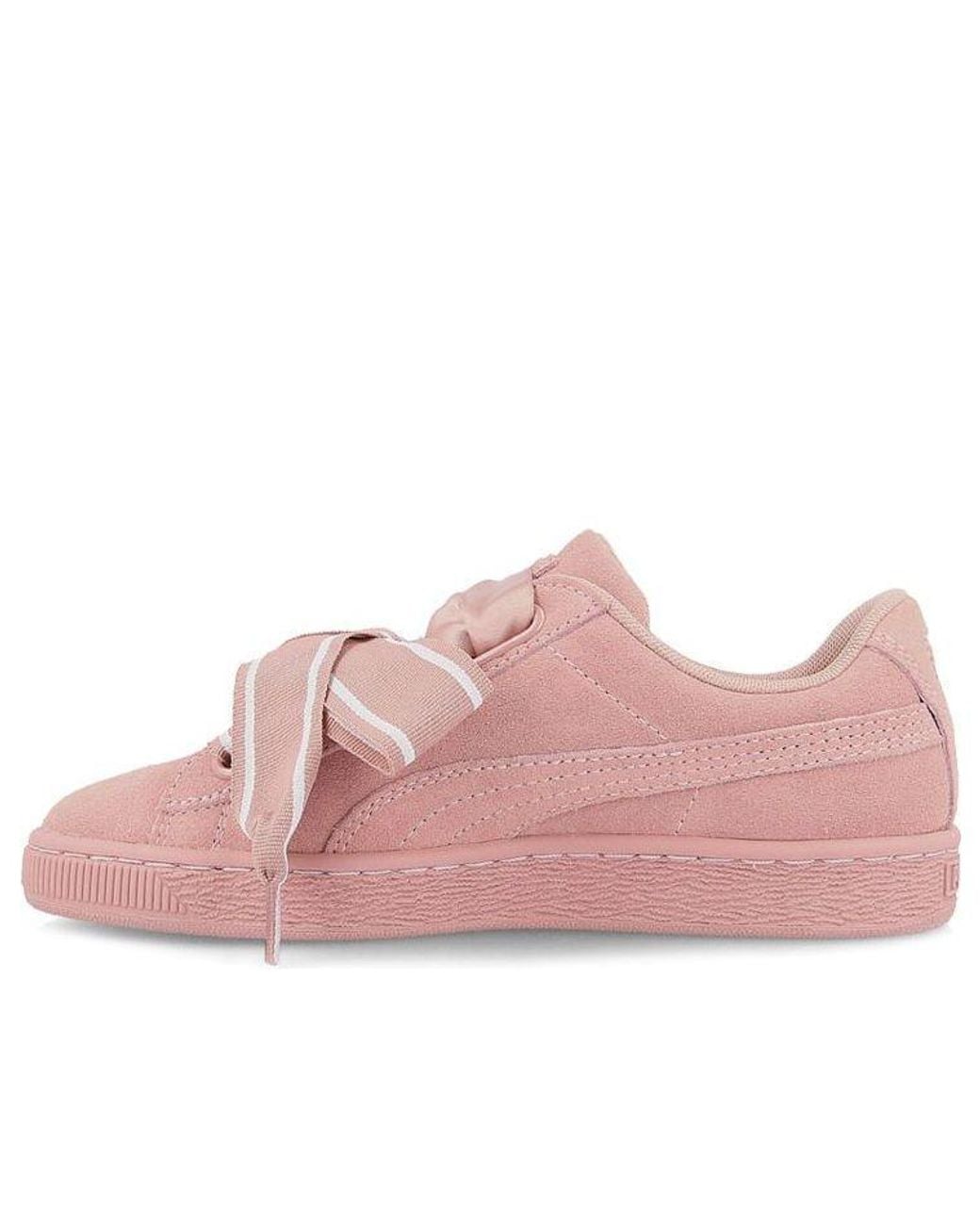 PUMA Pink (Wmns) Suede Heart Satin Ii Cameo