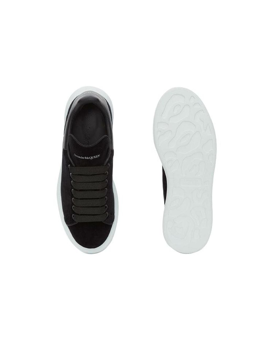 McQueen Black (Wmns) Oversized Sneaker 'Smooth'