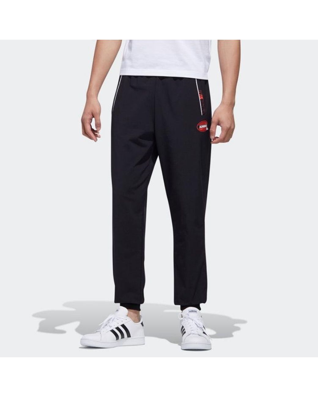 Neo Adidas Rapper adidas Neo M Artist Tp Casual Sports Bundle Feet Long Pants in Black ...