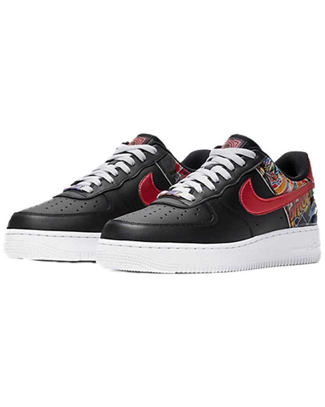 Nike Red Air Force 1 Low '07 Lv8 Le 'China Hoop Dreams' for men