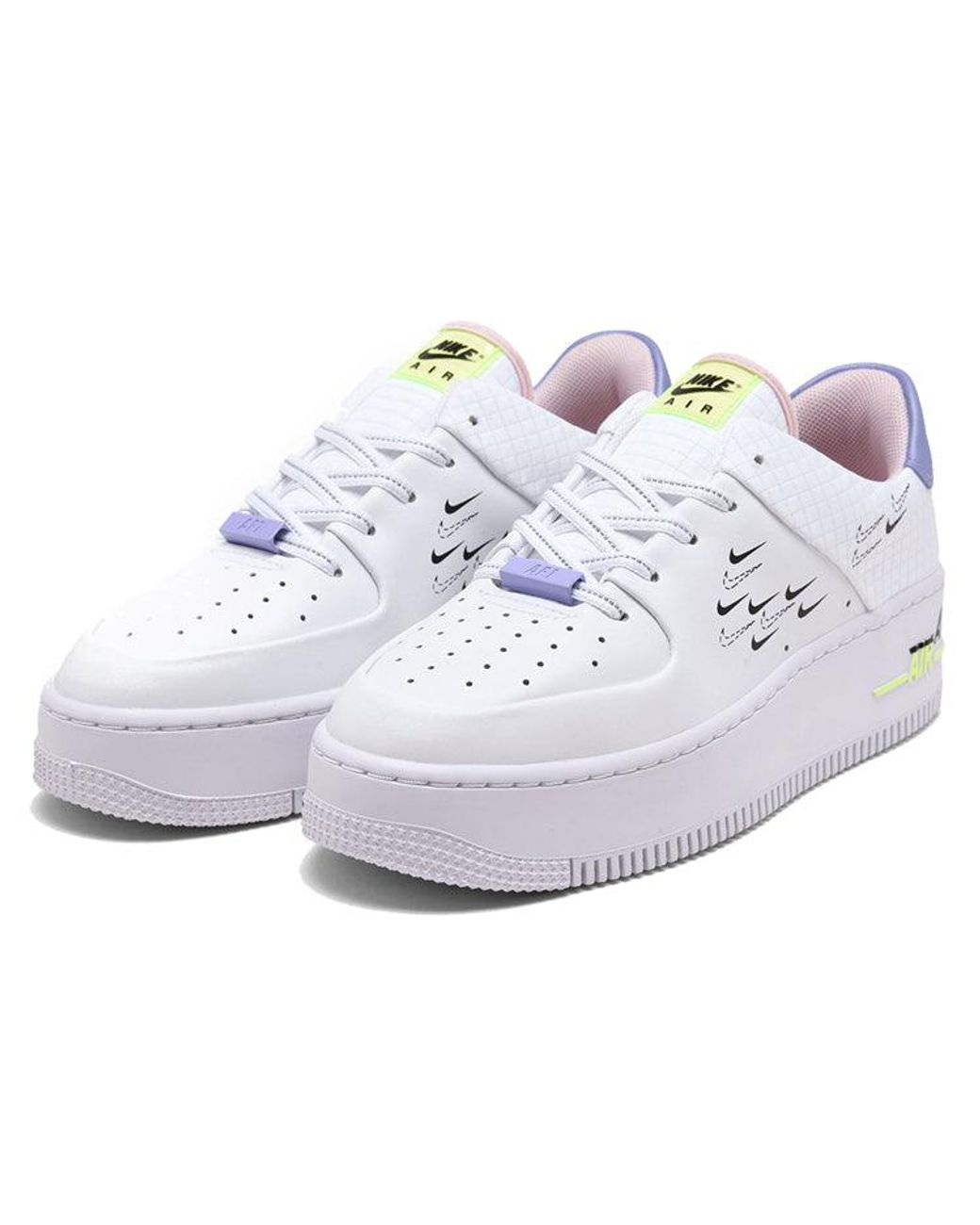 Nike Air Force 1 Sage 'light Thistle' in White | Lyst