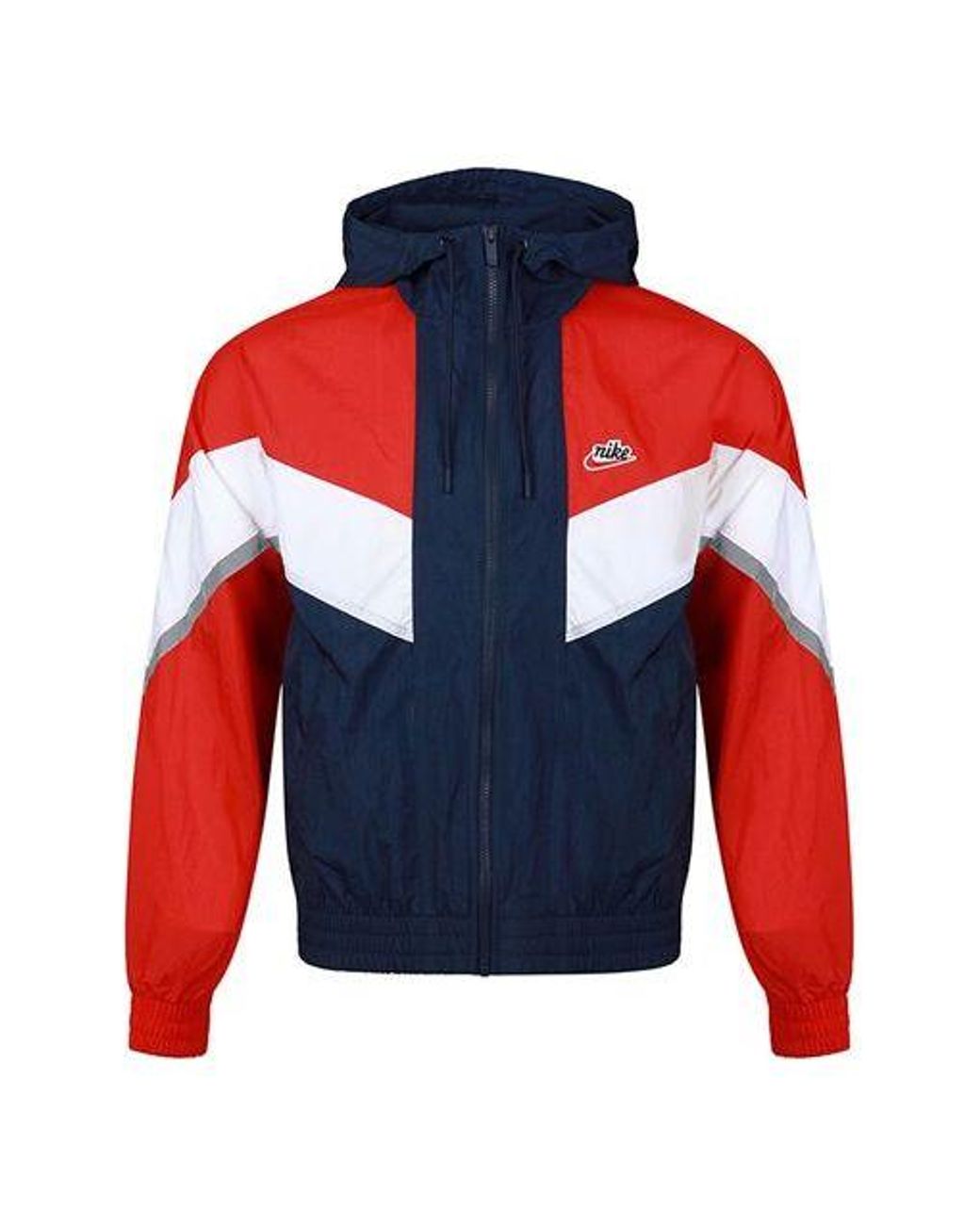 Confirmación alfombra densidad Nike Sportswear Windrunner+ Hooded Windproof Refective Jacket Red in Blue  for Men | Lyst