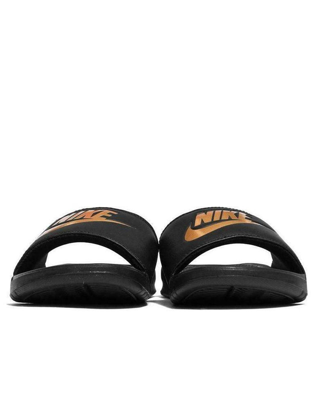 Nike Black Benassi Slides 'Just Do It' for men