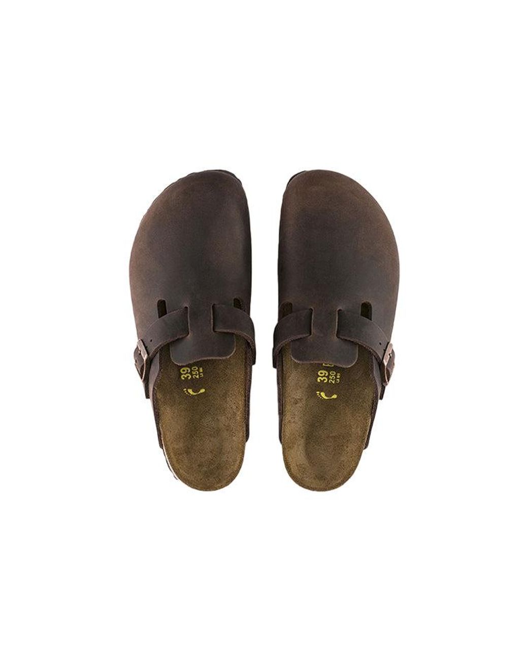 Birkenstock Brown Boston Regular 'Oiled Leather Habana' for men