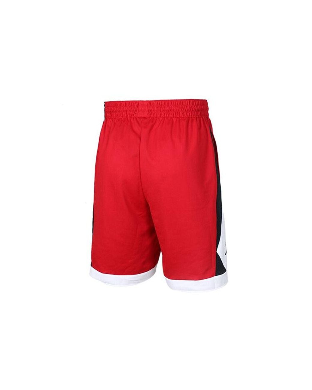 Nike Red Side Logo Basketball Sports Shorts for men