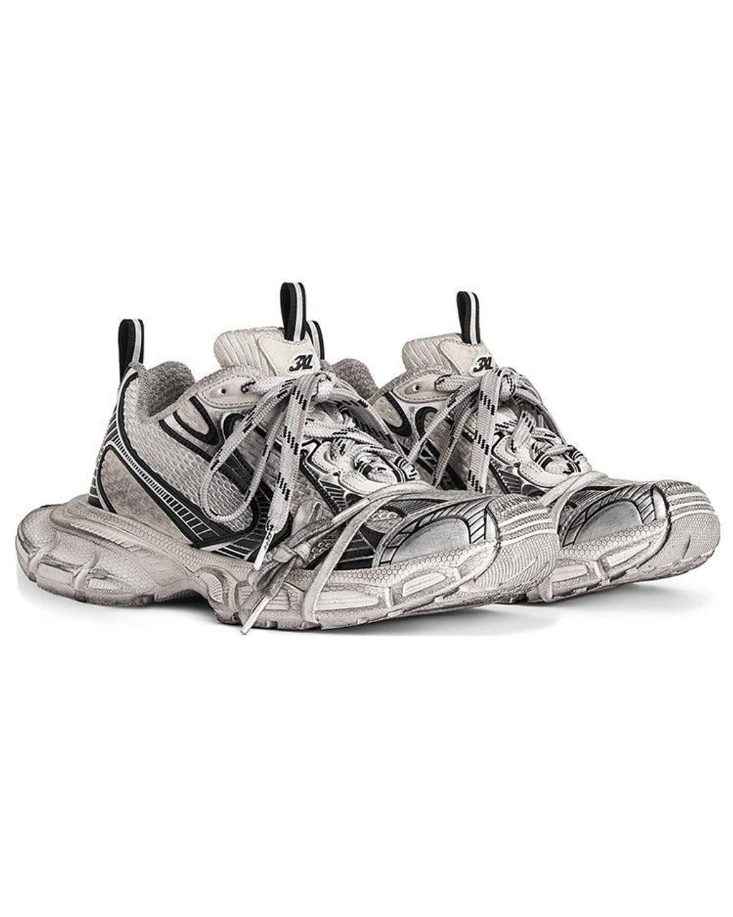 Balenciaga White 3xl Panelled Sneakers for men