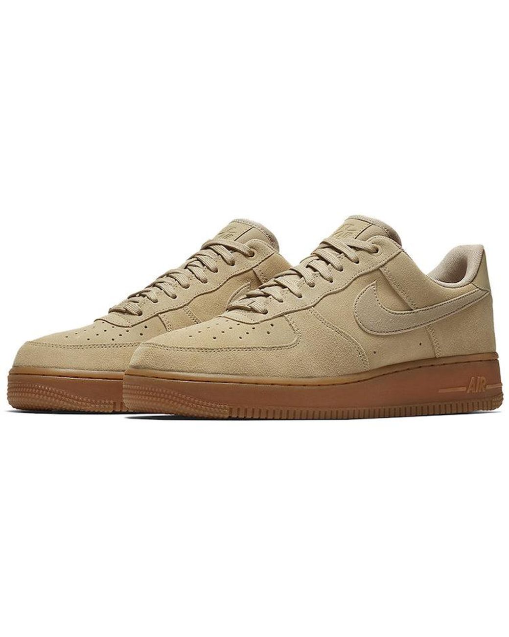 Nike Brown Air Force 1 '07 Lv8 Suede 'Mushroom' for men