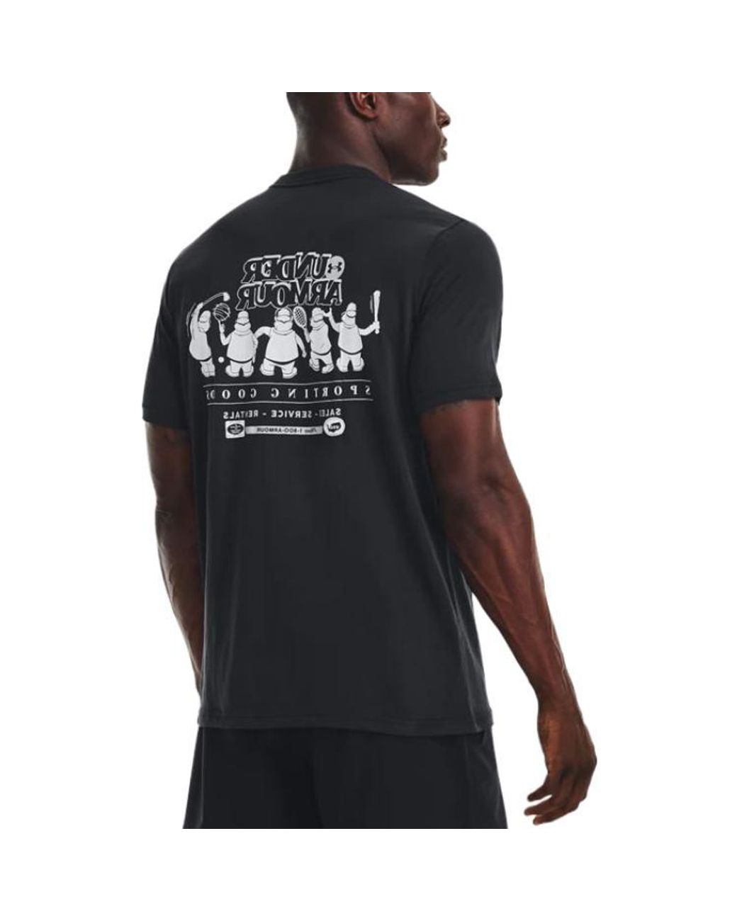Under Armour Black Coach Sporting Goods T-Shirt for men