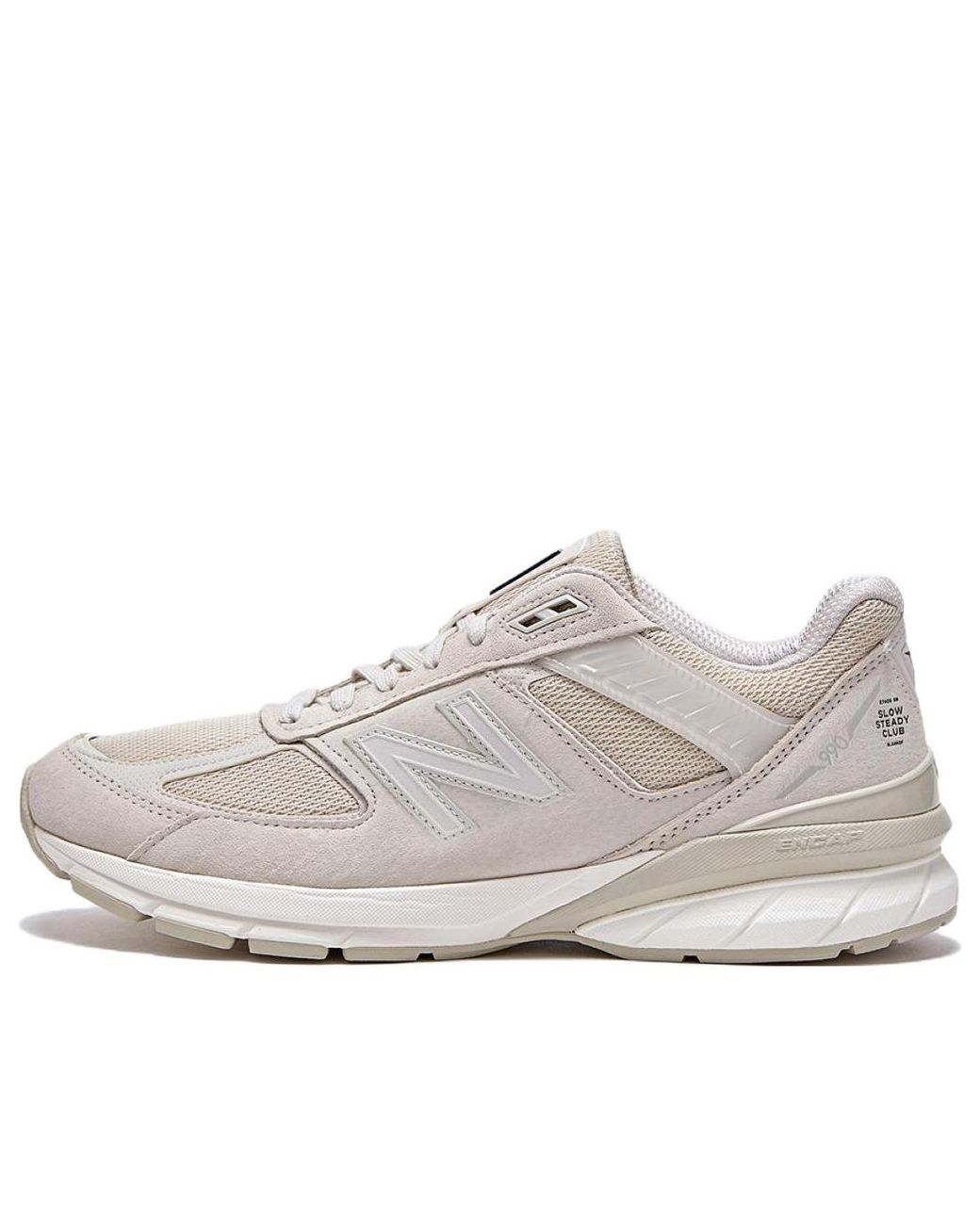 New Balance White Slow Steady Club X 990v5 Made In Usa for men