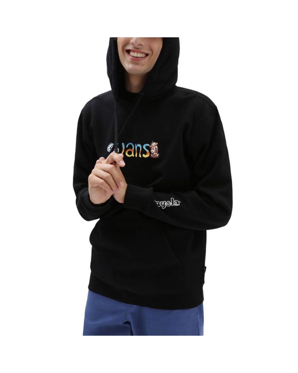 Vans Black X Crayola Fleece Pullover Hoodie for men