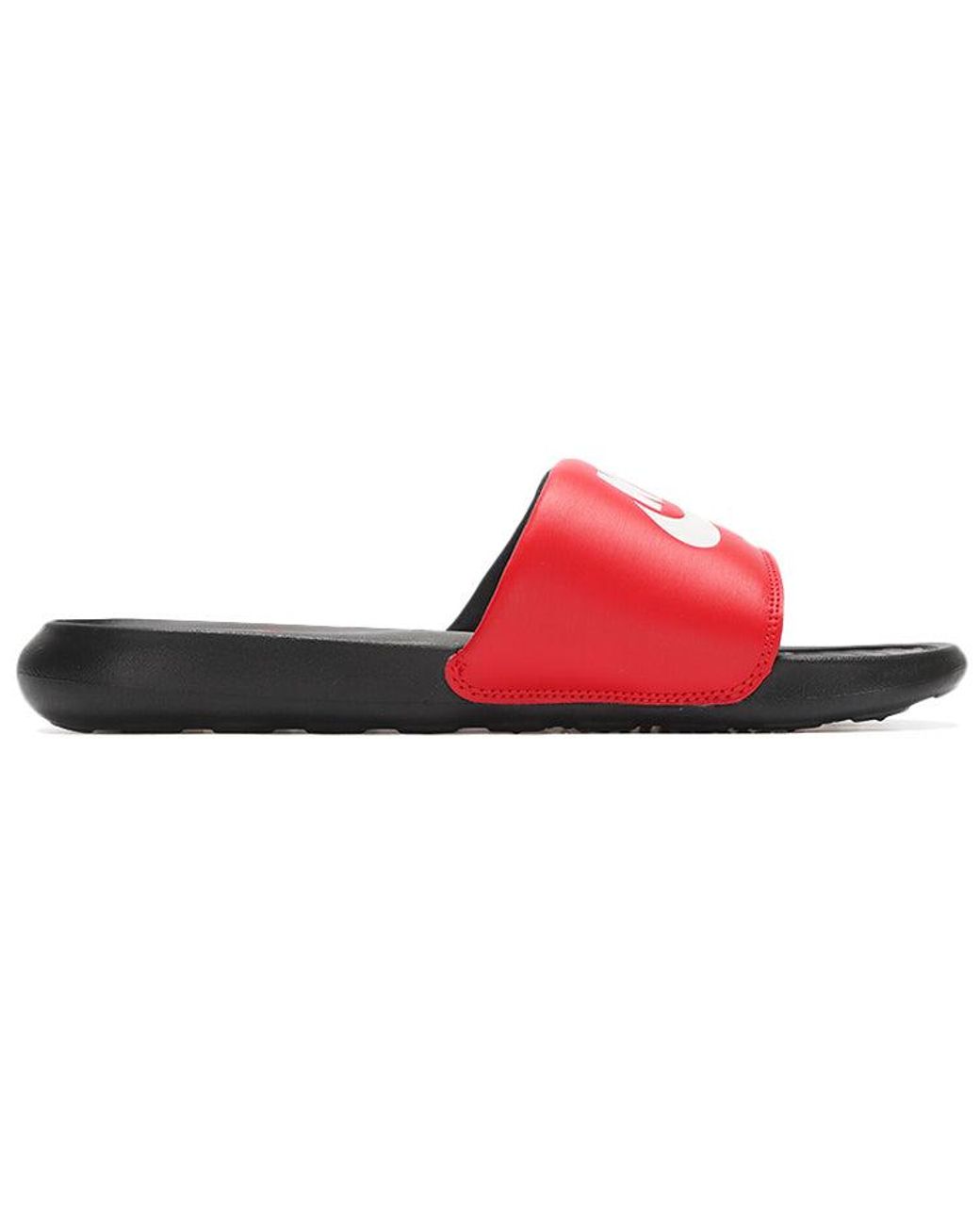 Nike Victori One Slide Mix Cozy Non-slip Sports Black Red Sandals for Men |  Lyst