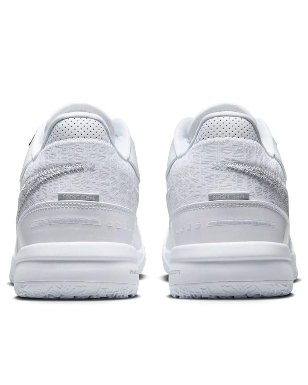Nike White Zoom Lebron Nxxt Gen Ampd for men