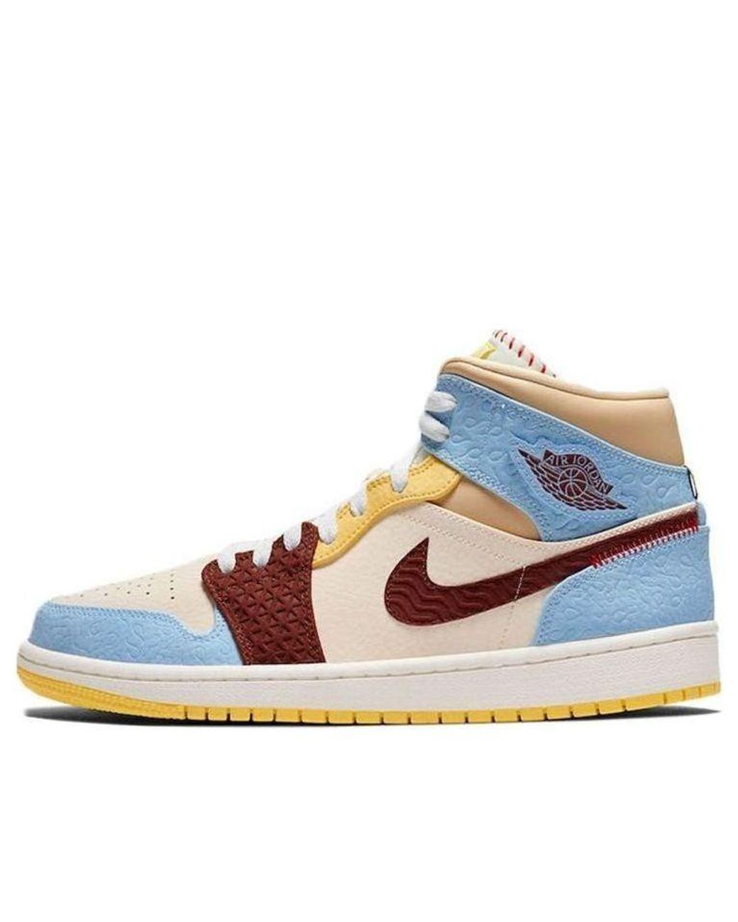Nike Blue 1 Mid Se X Maison Chateau Rouge 'Fearless' for men