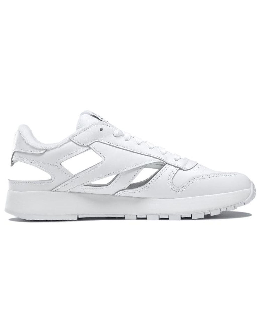 Reebok White Maison Margiela X Classic Leather Dq 'Footwear' for men