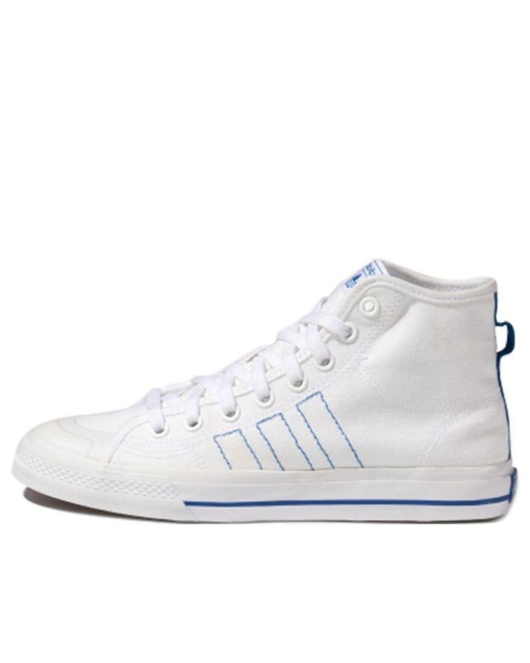 adidas originals nizza hi rf trainers in off white