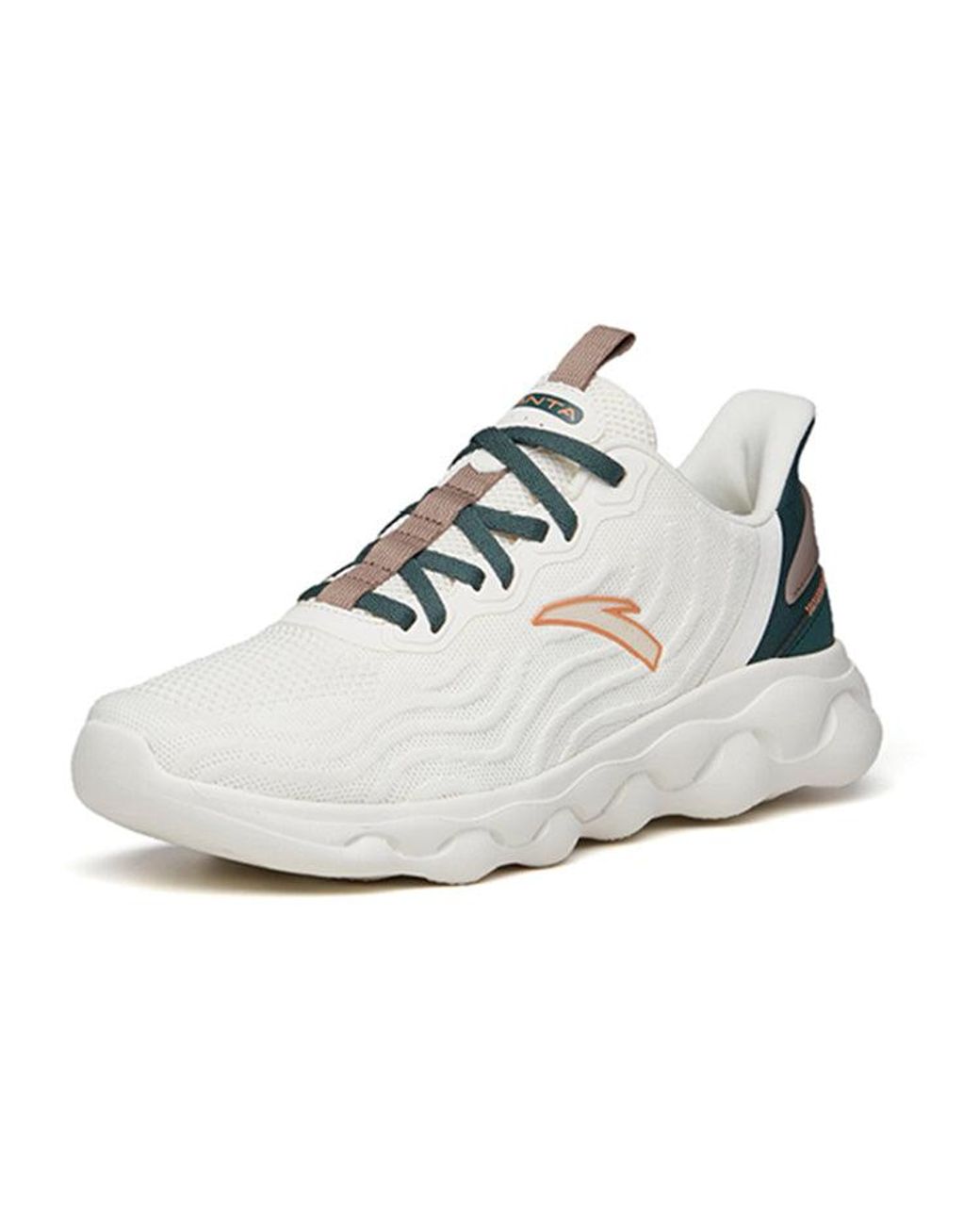 Anta White Running Series Sneakers Tan' for men