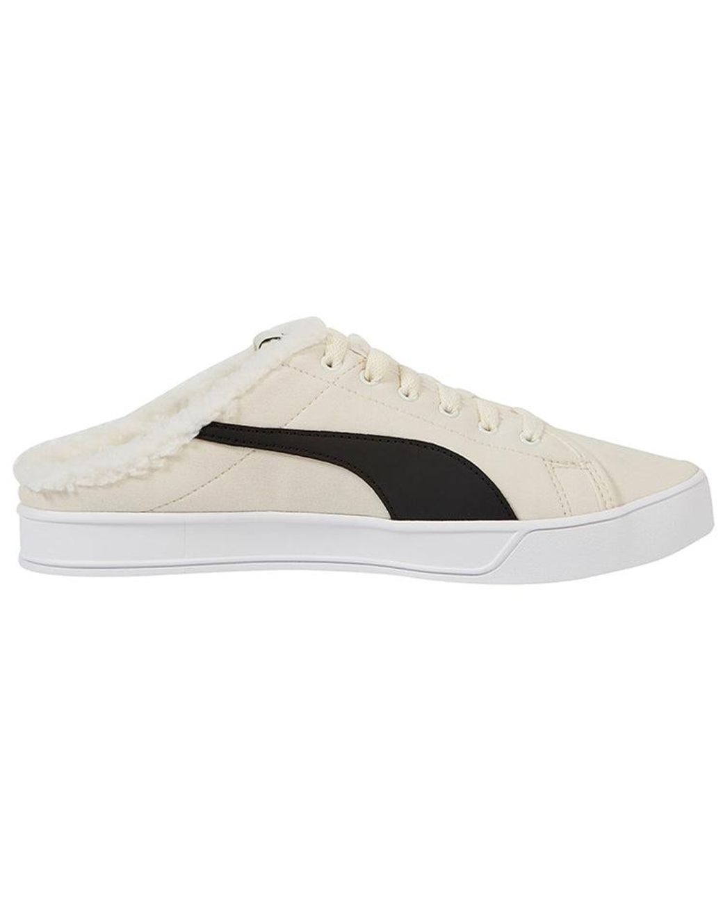 PUMA White Bari Mule Sherpa for men