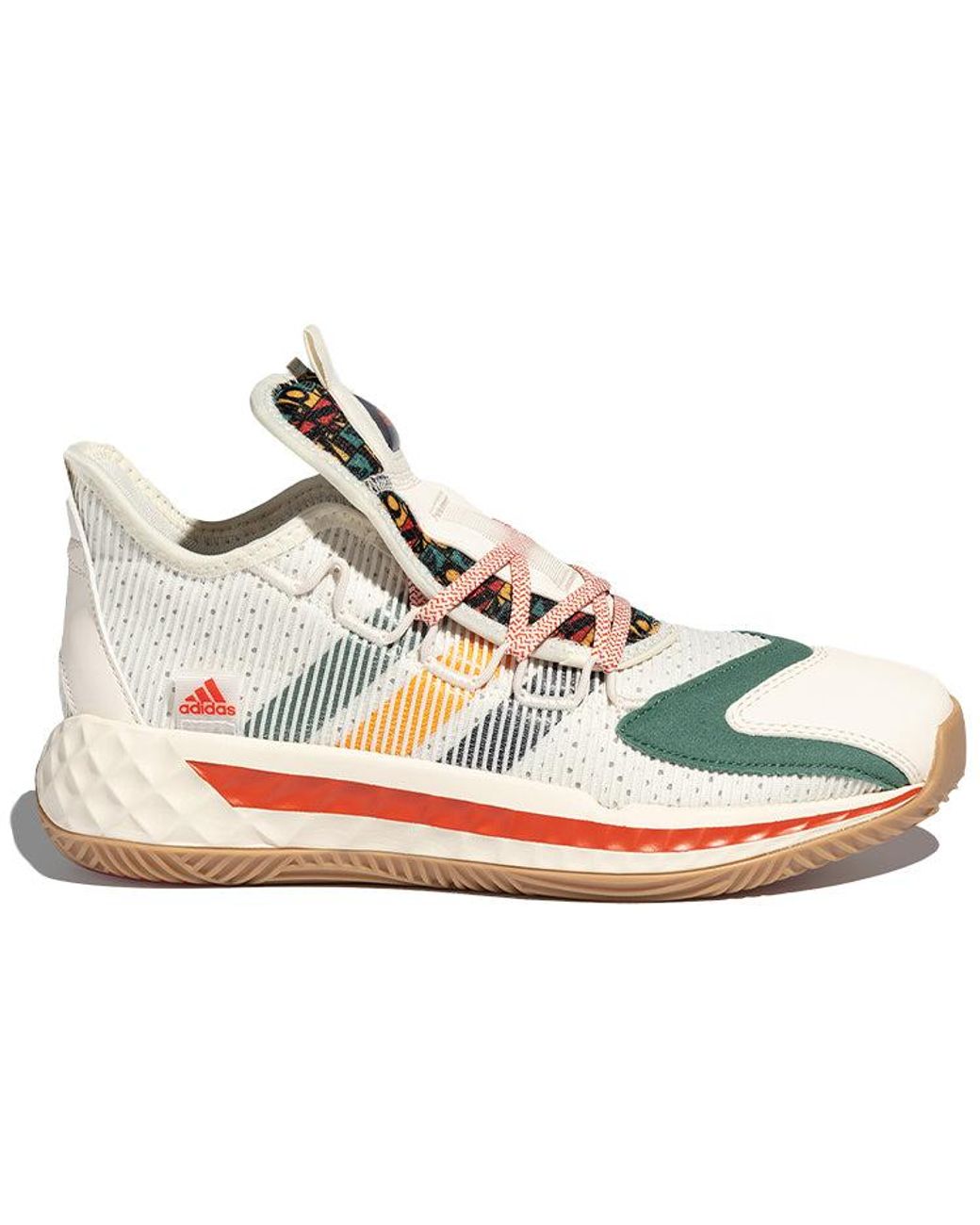adidas Pro Boost Low 'chalk White Multi' in Natural for Men | Lyst