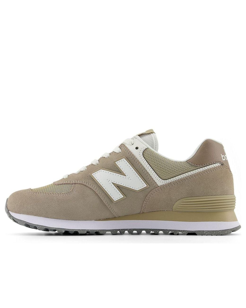 New Balance White 574 for men
