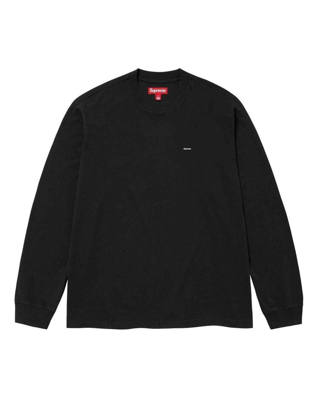 Supreme Small Box L/S T-Shirt in Black for Men | Lyst UK