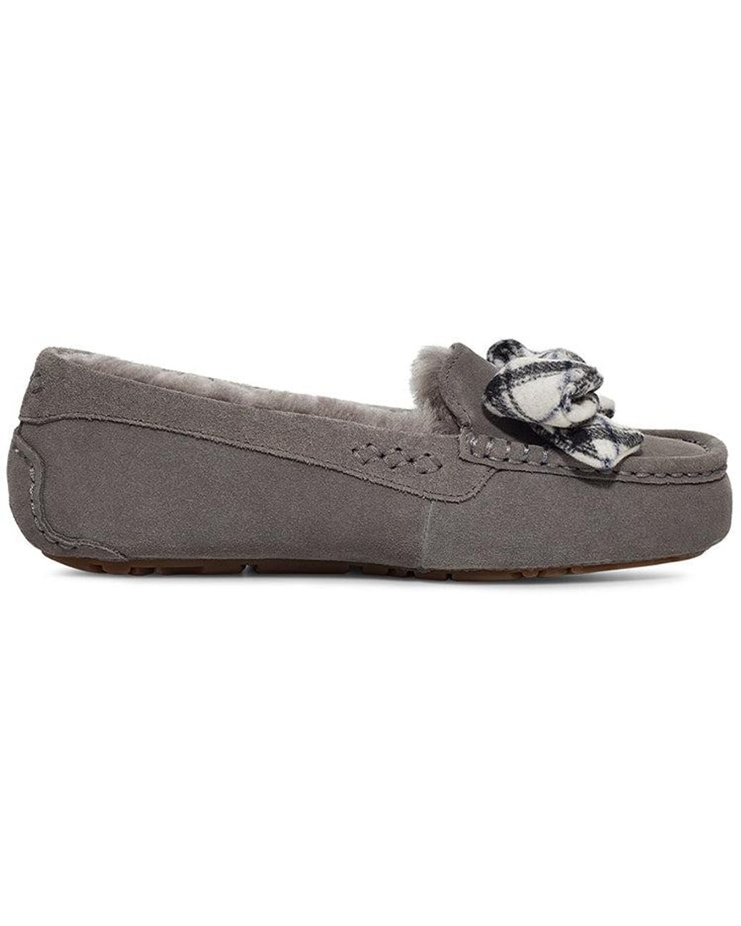 Ugg Gray (Wmns) Ansley Plaid Bow 'Charcoal'