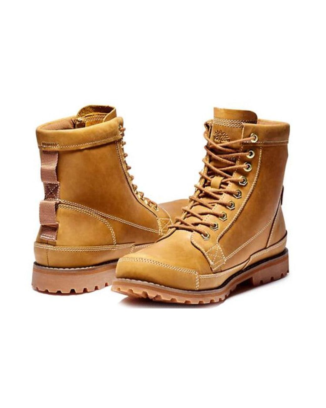 Timberland Brown Earthkeepers Originals 6 Inch Boots 'Wheat Full Grain' for men
