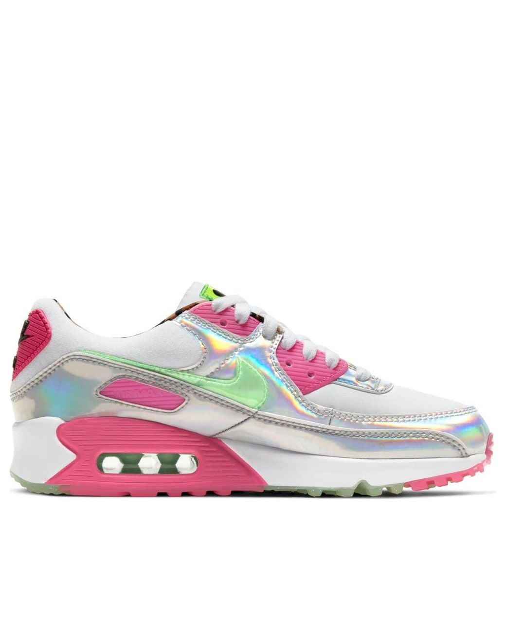 Nike White (Wmns) Air Max 90 Lx 'Laser Fuchsia'