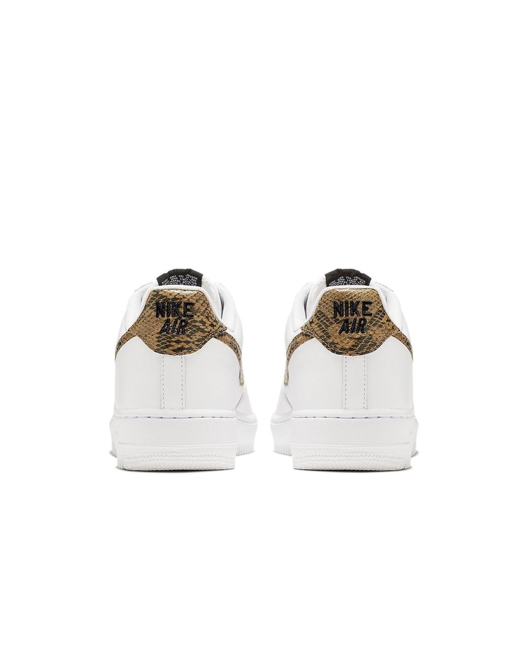 Nike White Air Force 1 Low Retro 'Ivory Snake' Ao1635-100 for men