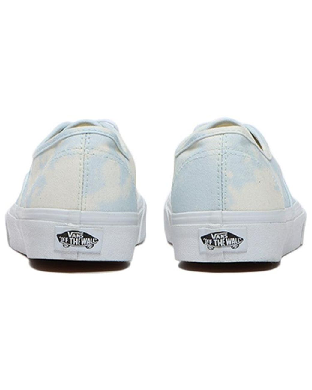 Vans White Authentic 'Bleach Wash' for men