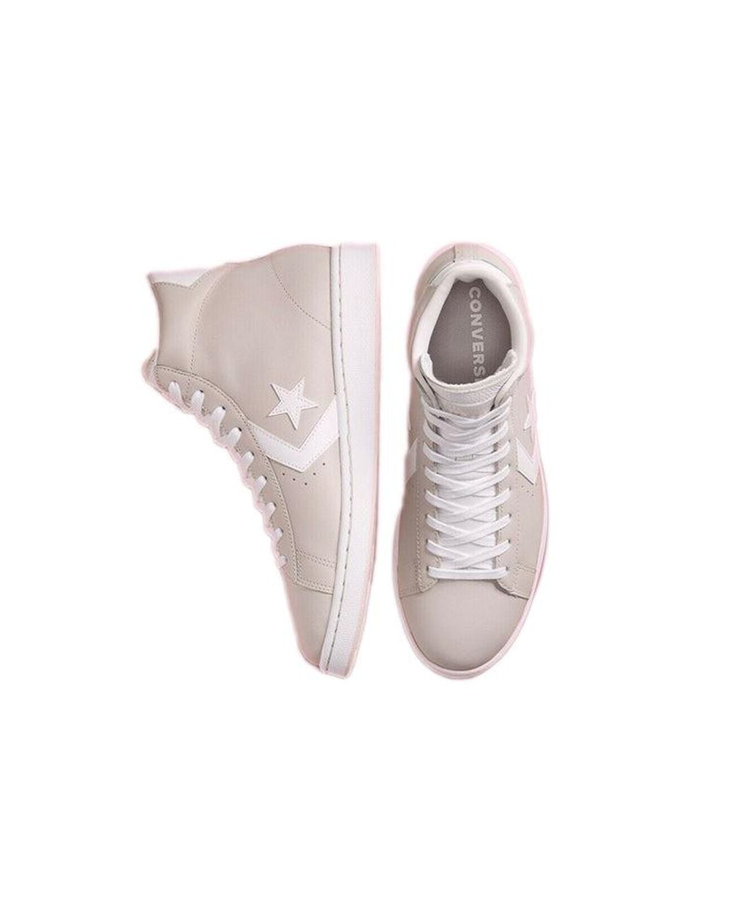Converse Brown Pro Leather High 'Pale Putty'